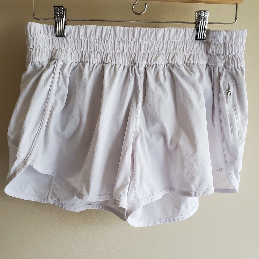 Lulu Lemon Tracker Shorts White size 10